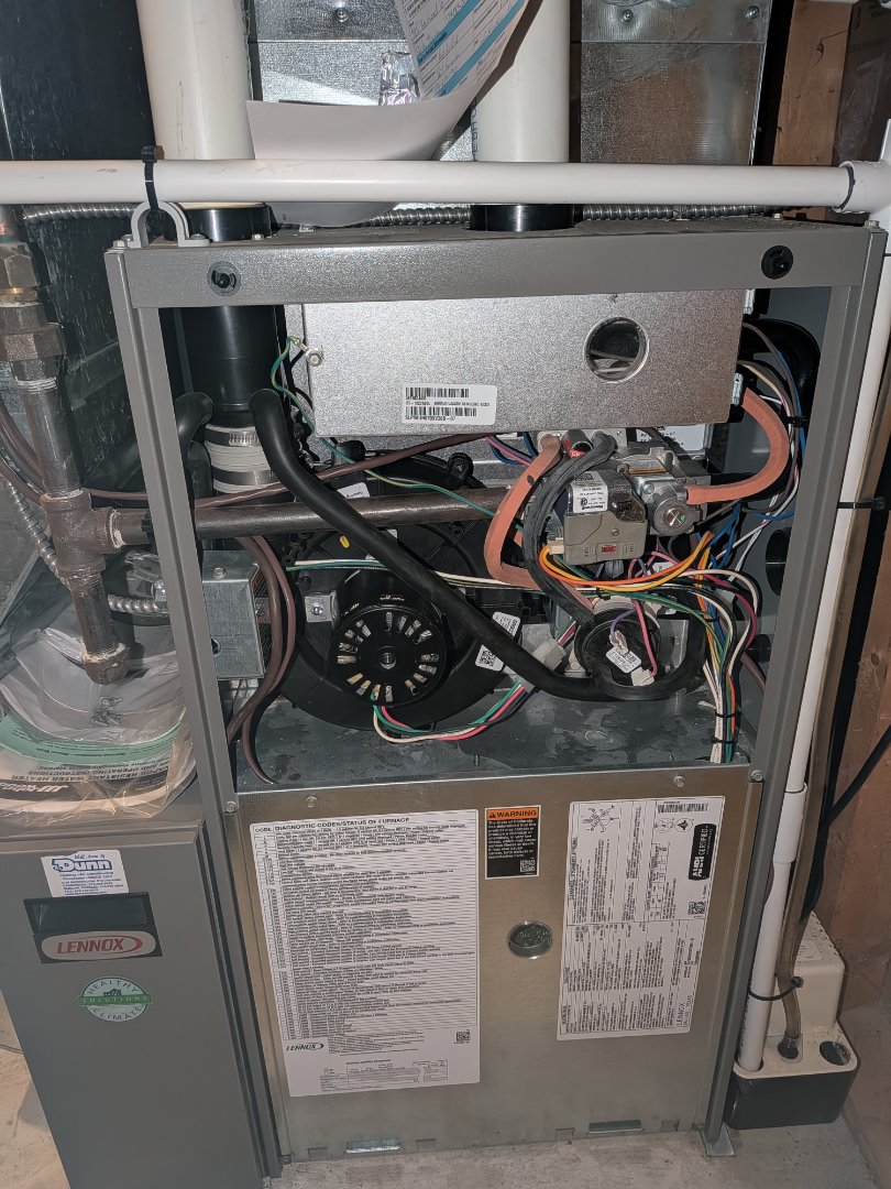 replace collector box and venter motor