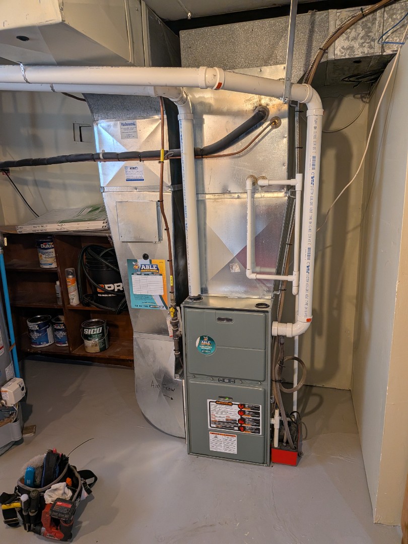 blower and secondary heat exchanger cleaning