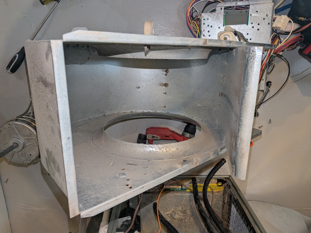 blower and secondary heat exchanger cleaning