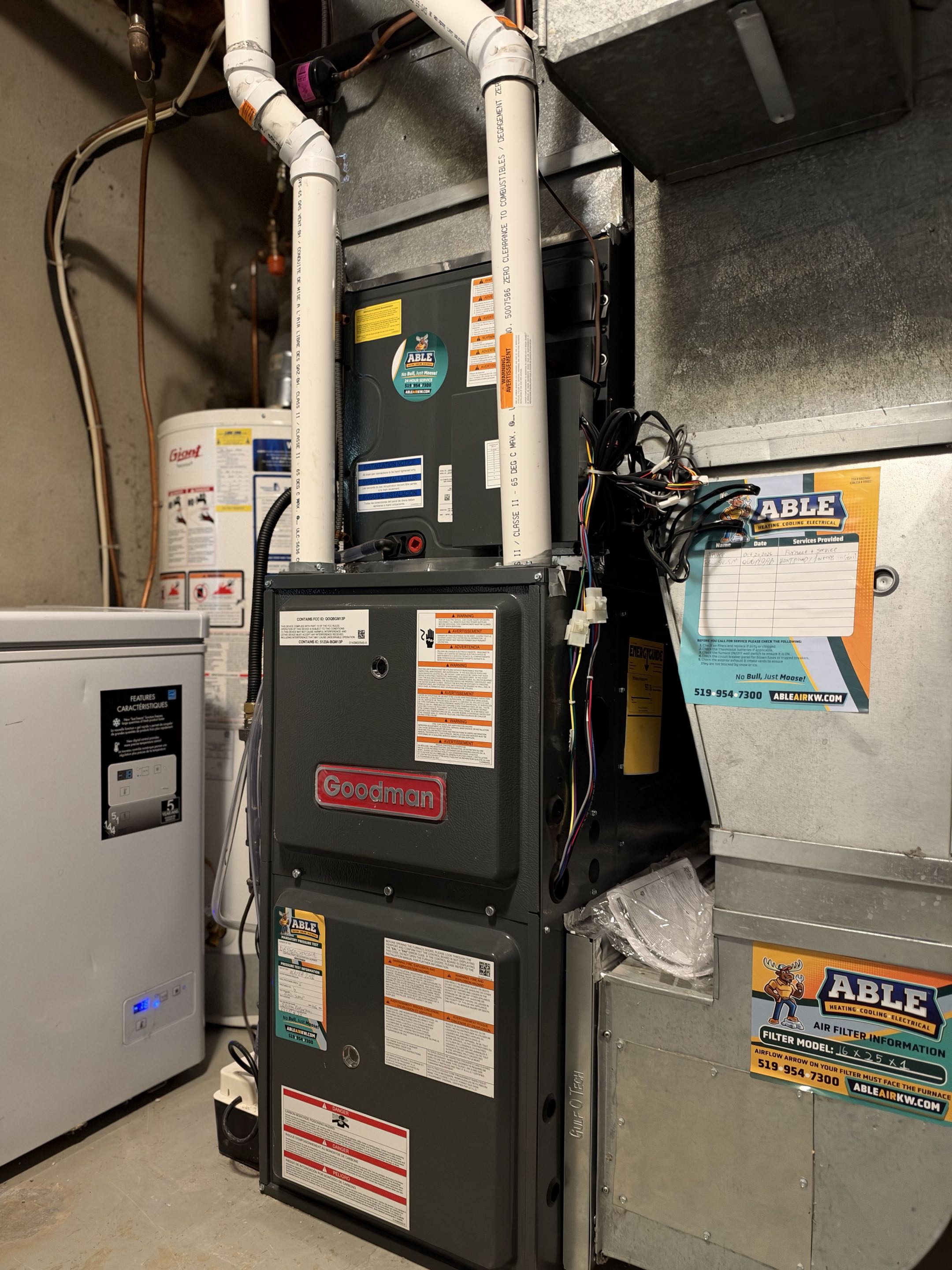 Furnace installation 