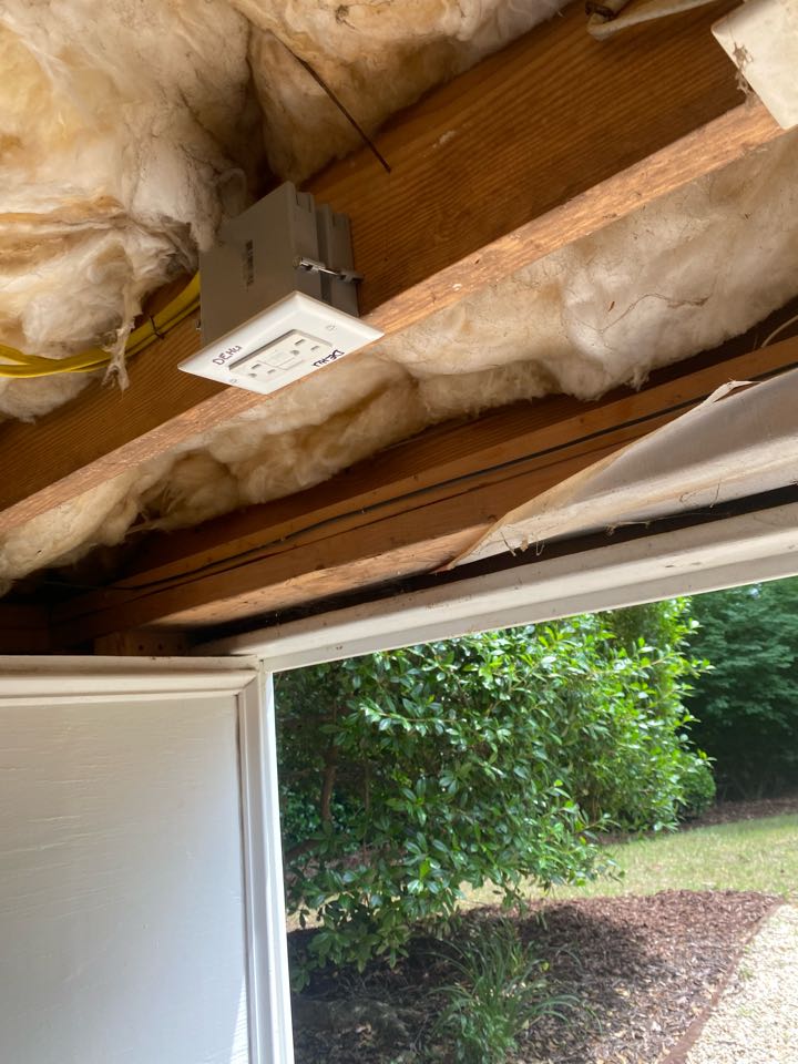 Installed GFCI & receptacle for dehumidifier in crawl space. Installed GFCI & receptacle for dehumidifier in crawl space.