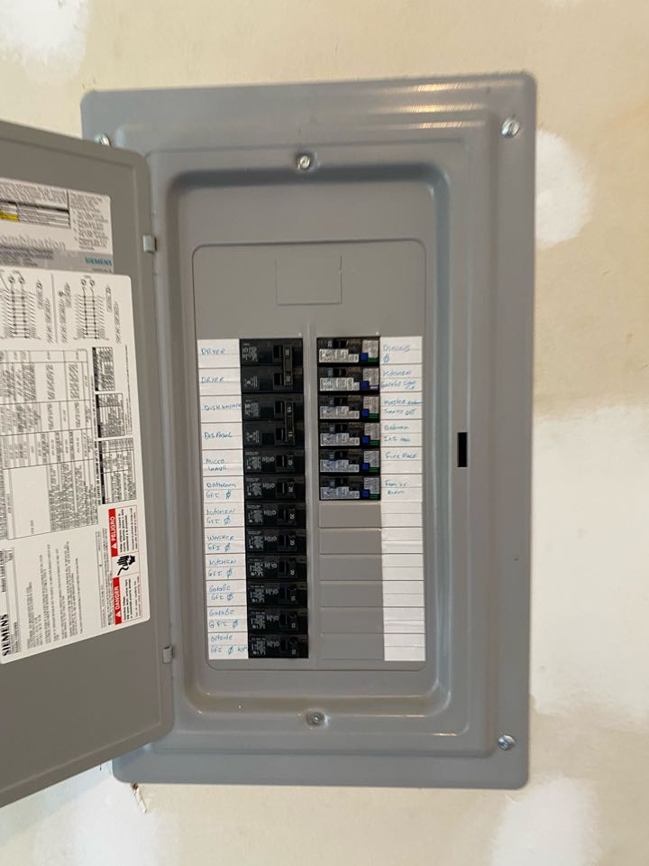 Replaced damaged AFCI breaker Replaced damaged AFCI breaker