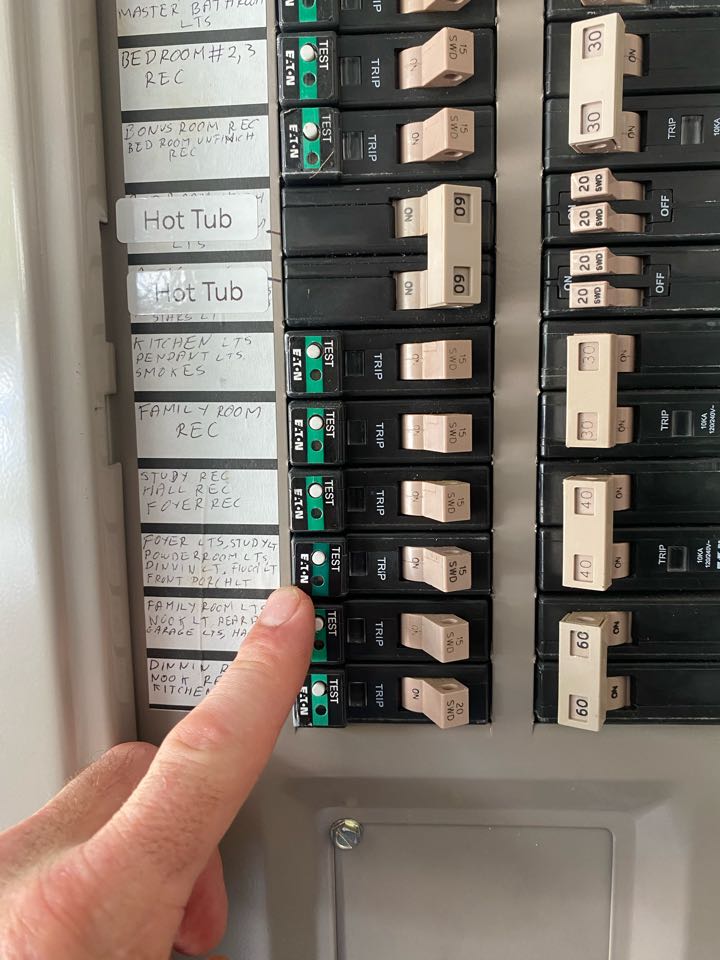 Replaced faulty arc-fault breaker. Replaced faulty arc-fault breaker.