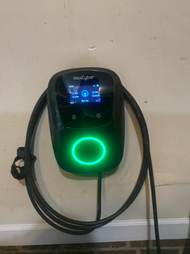 Installed car charger Installed car charger