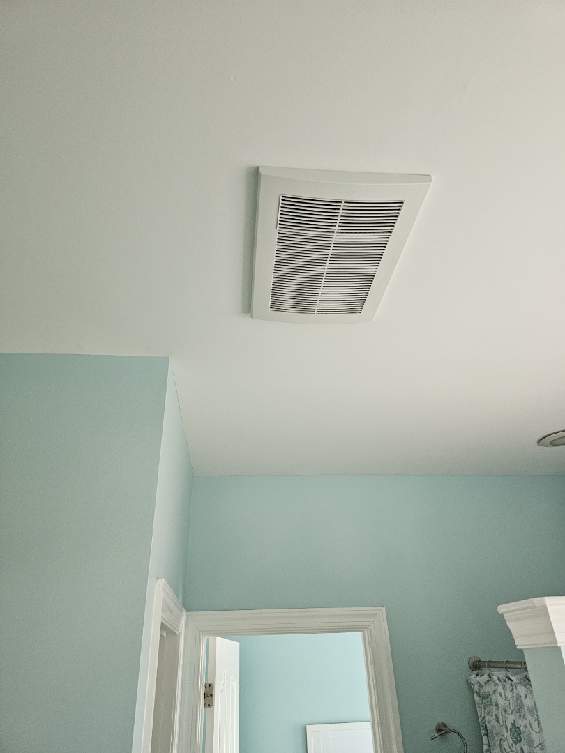 Fuquay-Varina, NC - Installed a new bathroom exhaust fan and heater. Also installed a new coach light, motion flood light and repaired an exterior GFCI receptacle. Fuquay-Varina, NC - Installed a new bathroom exhaust fan and heater. Also installed a new coach light, motion flood light and repaired an exterior GFCI receptacle.