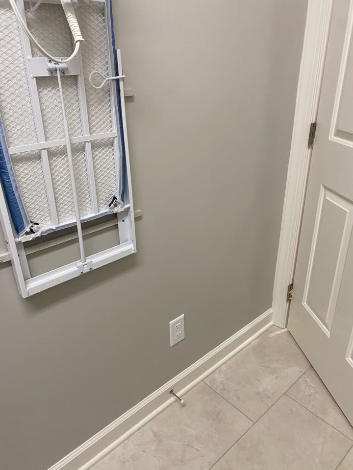 Raleigh, NC - Installed dedicated GFCI receptacle in laundry room.  Raleigh, NC - Installed dedicated GFCI receptacle in laundry room.