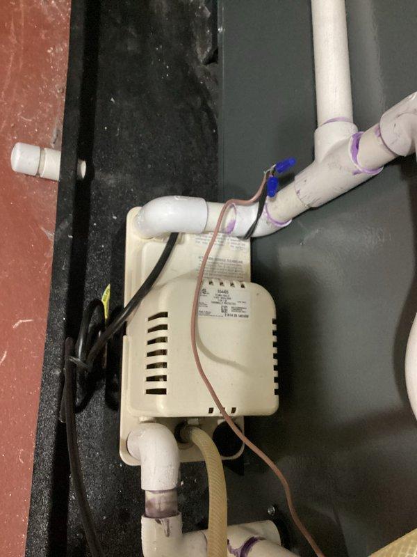 Completed annual heating system maintenance on EnergiAir furnace (WT 05-2032, CM: 2025). Inspected condensate pump system with proper PVC connections and functionality. No issues found with the heating unit; system is operating within normal parameters. No humidifier present on system.