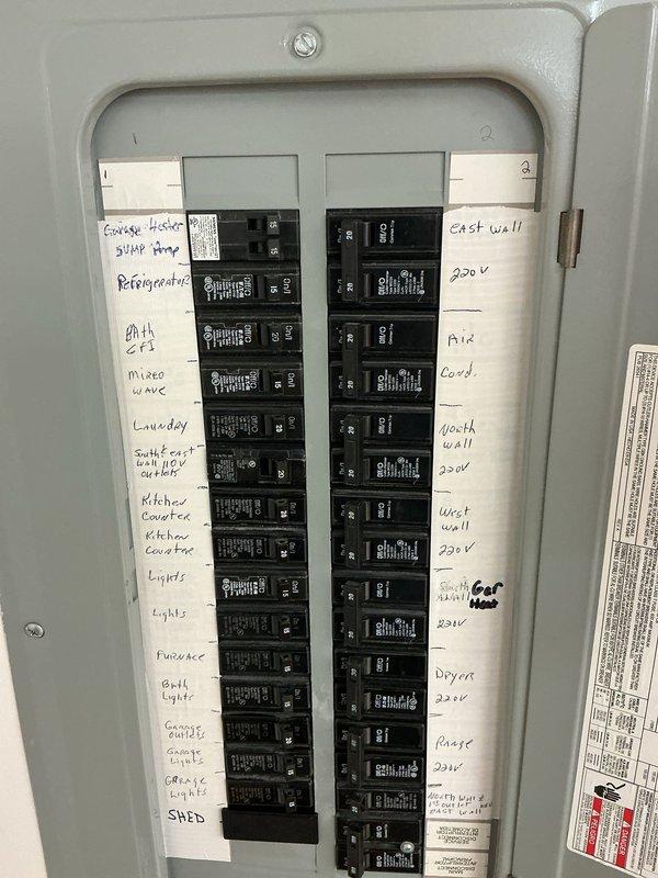 Completed installation of new unit heater with proper electrical connections verified at the breaker panel. Ensured proper venting through existing roof penetration, with snow cleared from vent area to maintain proper airflow. All work photographed for virtual inspection documentation.