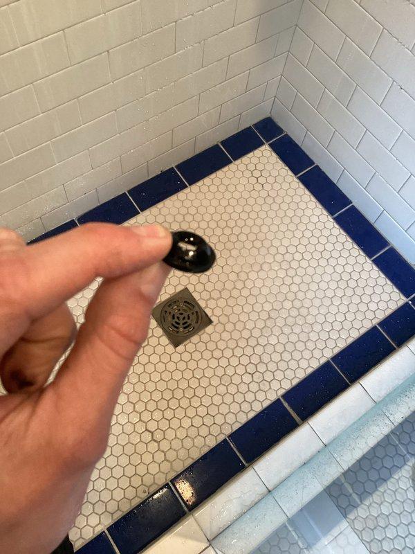 Responded to customer report of water leaking from shower spout between tile and fixture. Diagnosed issue with shower diverter and installed a new Kingston Brass Satin Nickel Shower Diverter (model K161A8) to resolve the leak. Verified proper operation and confirmed no further leakage after installation.