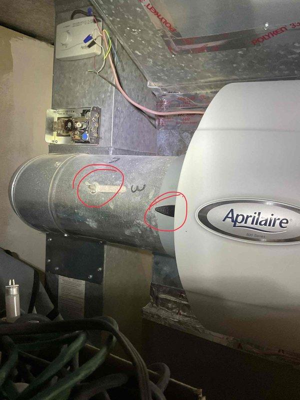 Performed complimentary annual furnace tune-up on 6-year-old York system with Aprilaire humidifier. Inspected ductwork connections and electrical components. System functioning properly with no issues identified. Humidifier appears operational with proper connections to supply air. Recommended continued annual maintenance to preserve system efficiency.