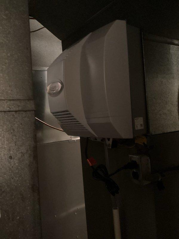 Completed installation of a powered humidifier with manual control in the client's great room. Installed copper supply plumbing with multiple valve connections to support the system. Client was quoted for two humidifiers but requested a third unit; provided quote for additional installation as requested.