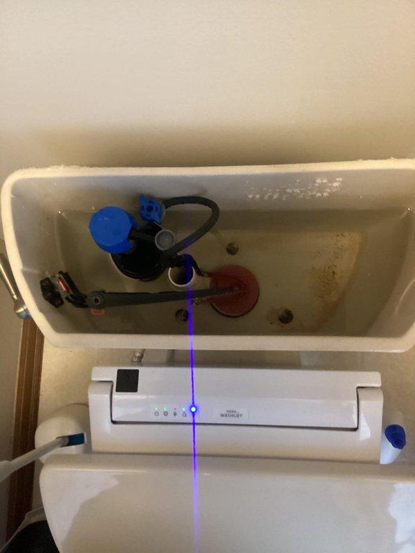 Diagnosed and repaired malfunctioning toilet flush lever that was not properly returning to position after activation. Inspected internal tank components, including flush valve assembly and lever mechanism, and made necessary adjustments to restore proper spring-back functionality. Toilet now flushes correctly with normal lever return action.