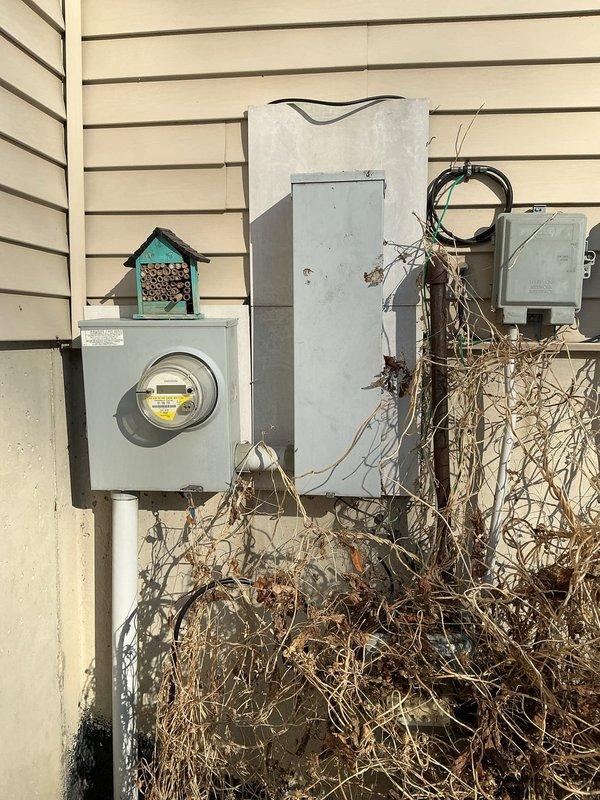 Replaced aging bathroom exhaust fan with light in master shower area due to excessive noise and diminished ventilation performance. Inspected electrical panel and exterior meter connections during service to ensure proper circuit functionality. All work completed to code specifications with verification of proper operation following installation.