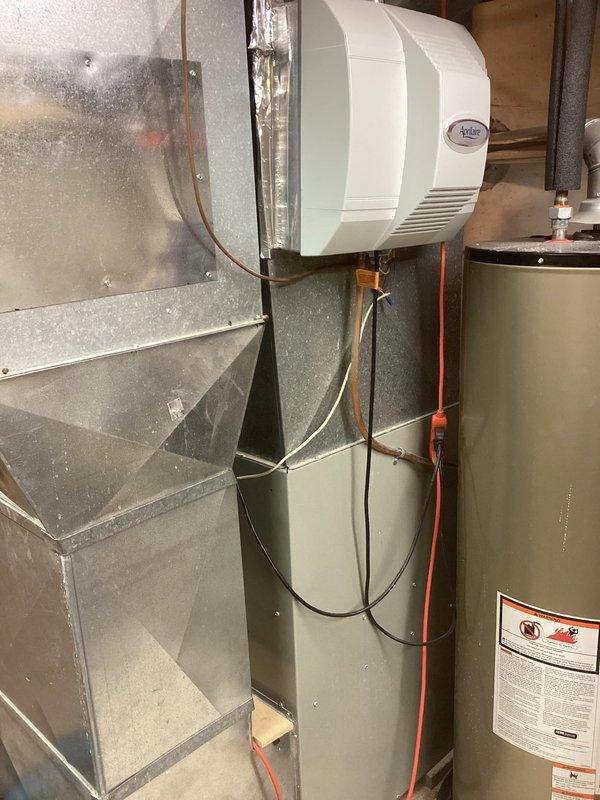 Responded to service call for inoperative blower in 20-year-old American Standard HVAC system. Diagnosed failed blower motor in furnace unit and replaced with compatible component. System now functioning properly with restored airflow throughout ductwork.