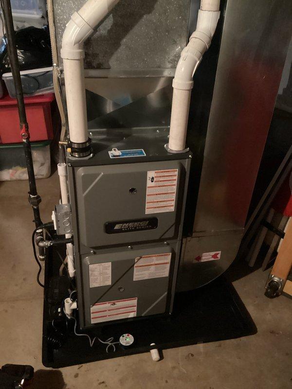 Performed annual heating tune-up on Energy Saver furnace system. Inspected ventilation, electrical connections, and drainage components; all components functioning properly with no issues identified. System is operating efficiently with no repairs needed.