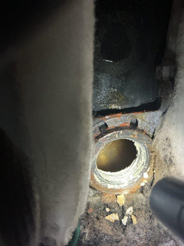 Completed quoted repair for returning customer involving replacement of severely corroded plumbing pipes. Removed deteriorated metal pipes showing significant mineral buildup, rust, and scaling damage. Installed new piping components to restore proper function and prevent further water damage.