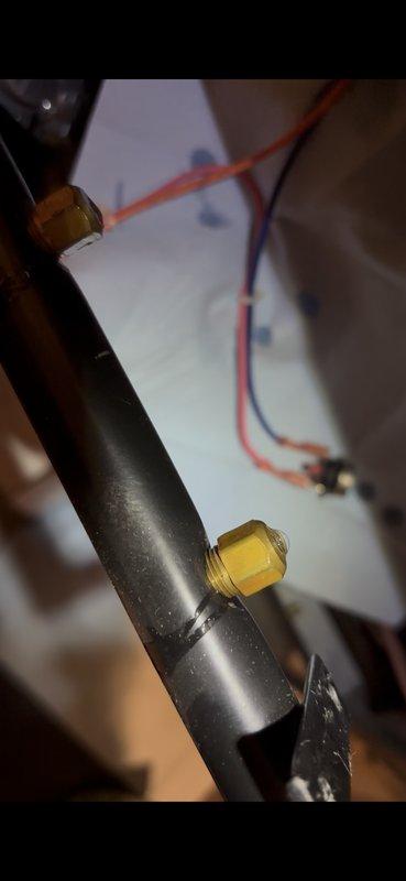 Performed annual heating maintenance on EnergiAir WT 02-2031 furnace. Inspected refrigerant lines and electrical connections, noting proper installation and no signs of leaks. System includes humidifier which is functioning correctly. Unit is approximately 4 years old and operating within normal parameters.