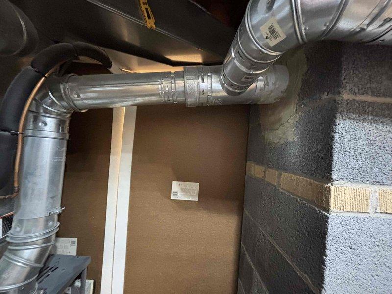 Responded to no heat call for 11-year-old EnergiAir furnace (2014 model). Inspected ductwork system and identified proper installation with no visible damage or deterioration. Verified all connections were secure and system is now functioning correctly.