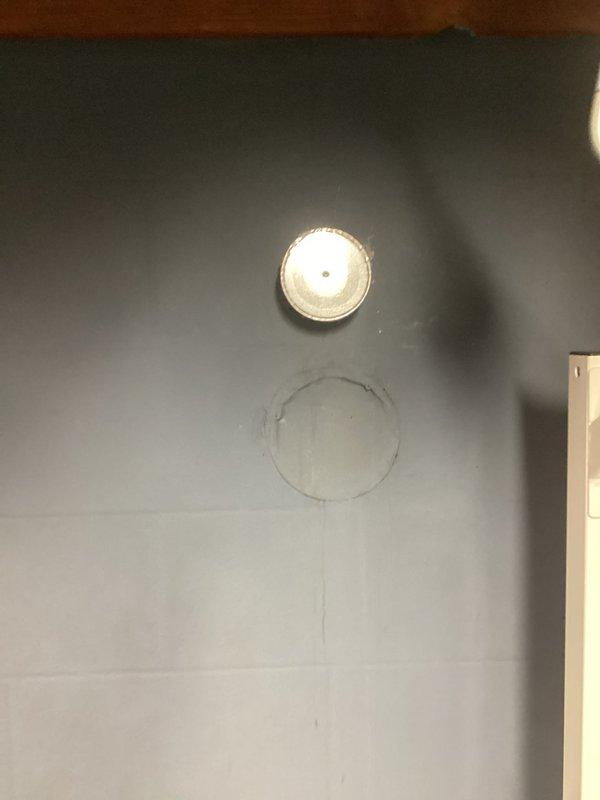 Installed 40-gallon electric tall water heater (6/1). Documented existing electrical panel for connection and verified ceiling clearance in installation area. Coordinated with electrician scheduled for 10-12 timeframe to install required outlet and assist with lifting equipment.