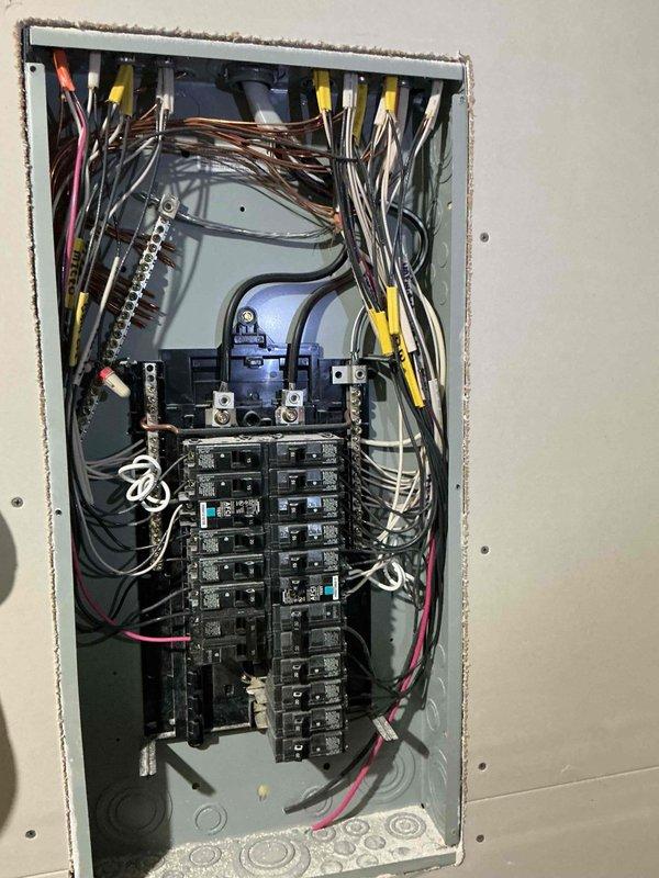 Responded to service call for kitchen electrical issue where only one outlet was functioning. Upon inspection of the electrical panel, identified a faulty 20-amp circuit breaker that was failing to deliver power to multiple kitchen outlets. Replaced the defective breaker, tested all kitchen outlets to confirm proper voltage, and verified circuit integrity throughout the affected area.