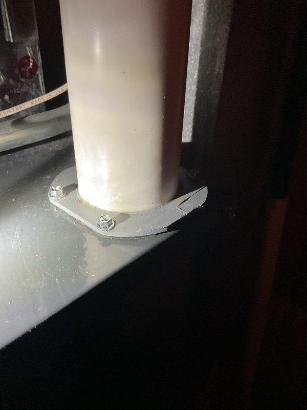 Performed annual tune-up on Ultram furnace (approx. 40 years old). Inspected PVC venting system and mounting brackets, which appear in good condition despite age. No humidifier present. Verified proper electrical connections and took documentation photos of the installation. System is operational with maintenance scheduled for 2025.