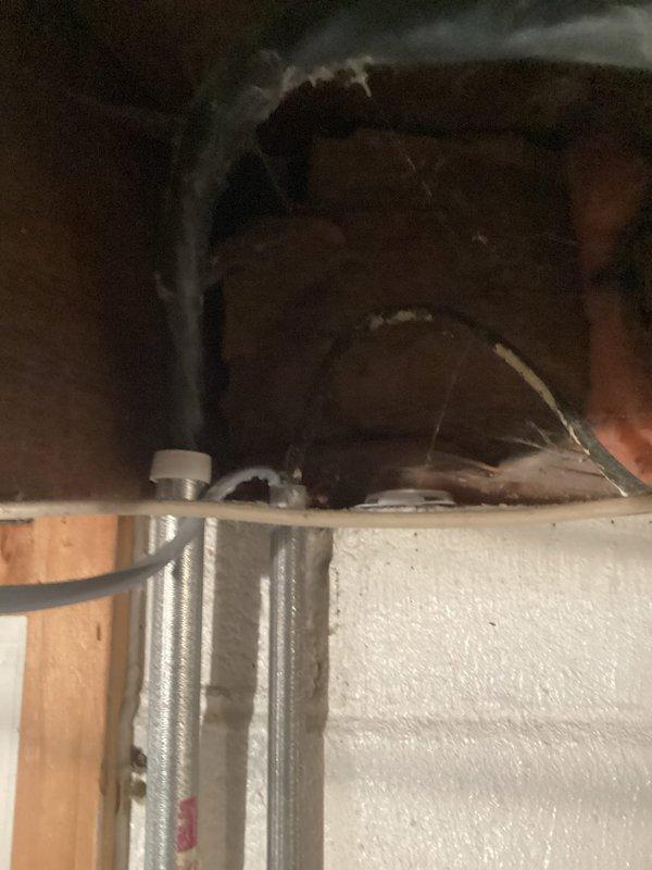 Installed required GFCI receptacle within 25 feet of the new AC unit to comply with inspection correction order. Verified proper connection at the electrical panel, ensuring dedicated circuit protection for the outdoor AC equipment. Documented installation with photos for inspection verification.