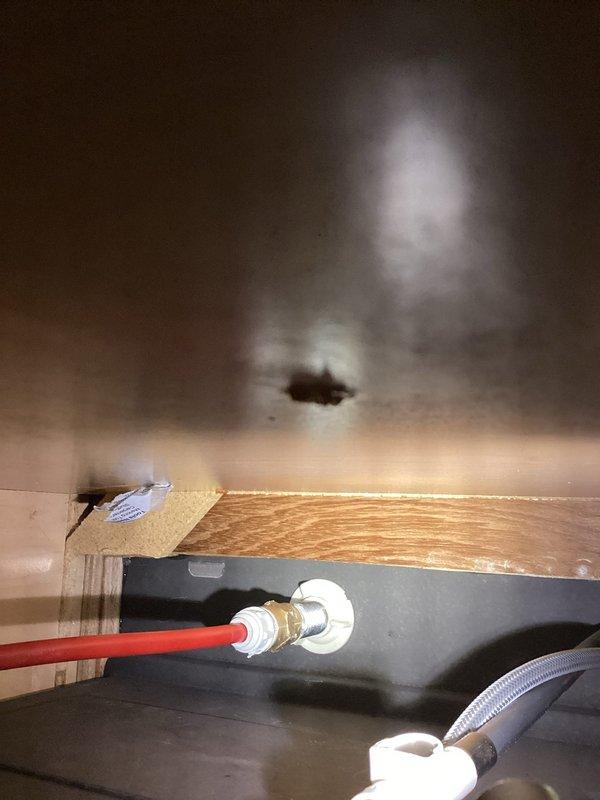 Completed third service call for sink leak following previous installation. Identified connection issue at drain assembly where the rubber gasket meets the PVC drainage system. Repaired leak by properly reseating the gasket and tightening all connections in the P-trap configuration, ensuring proper water flow without further leakage.