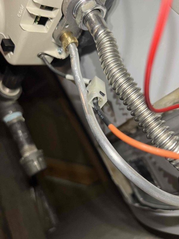 Diagnosed 10-year-old Whirlpool water heater that was non-operational. Inspected gas valve assembly, thermocouple, and electrical connections, finding the thermocouple had failed. Replaced damaged thermocouple, verified proper ignition sequence, and restored water heater to full functionality.