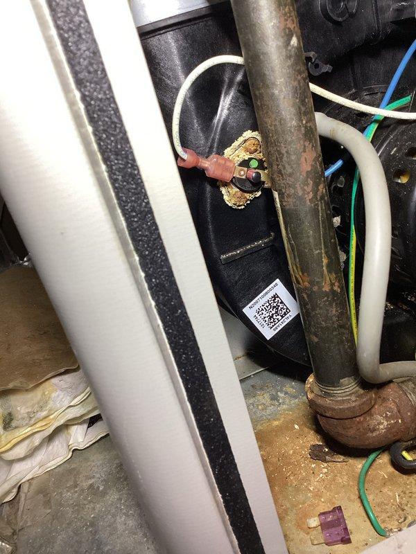 Performed furnace and humidifier tune-up on 13-year-old Broan system. Observed internal corrosion on heat exchanger components and significant rust on connecting pipes. Diagnosed leaking humidifier which was disabled to prevent further water damage.