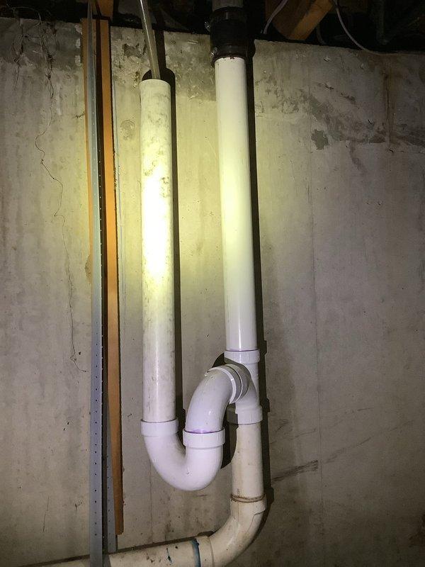 Completed repair of active leak where copper supply line penetrated wooden framing, which had caused significant water damage and wood deterioration. Replaced damaged kitchen faucet and installed new P-trap assembly to resolve drainage issues in the plumbing system. Provided consultation regarding potential gas line modifications as requested.