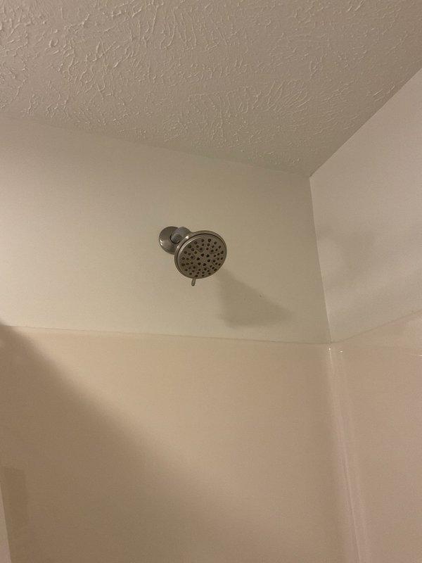 Completed tub spout replacement as requested and performed a thorough inspection of the existing Kohler shower valve system. Verified proper functionality of the temperature control dial and ensured the new spout was securely installed with no leaks. Standard shower head remains in good working condition with adequate water flow.