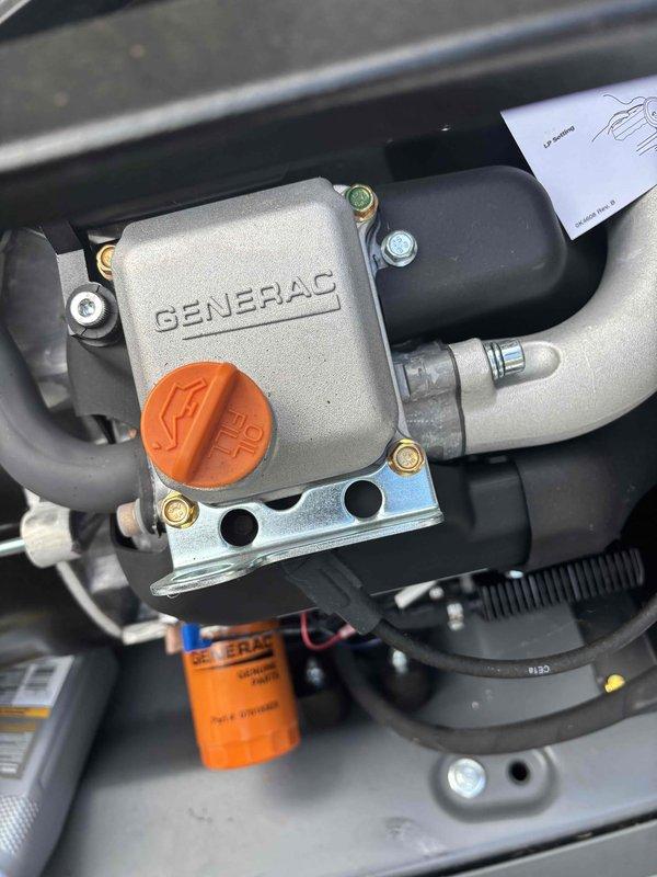 Performed annual maintenance on a 1-year-old Generac generator, including a comprehensive tune-up. Inspected engine components, oil system, and control panel functionality. No issues identified; system is operating within normal parameters with next maintenance scheduled for 2025.
