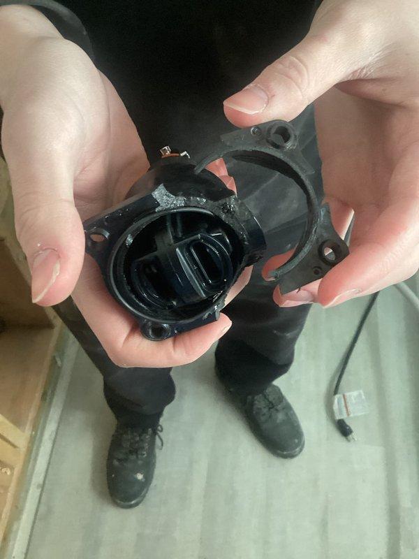 Responded to service call for frozen pipes in pool house following extreme cold temperatures (-15 degrees). Investigated cause of failure, disassembled and inspected damaged circulation pump components which showed signs of freeze damage and moisture intrusion. Documented findings with photos for insurance claim purposes.
