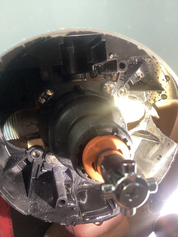 Responded to service call for frozen pipes in pool house following extreme cold temperatures (-15 degrees). Investigated cause of failure, disassembled and inspected damaged circulation pump components which showed signs of freeze damage and moisture intrusion. Documented findings with photos for insurance claim purposes.