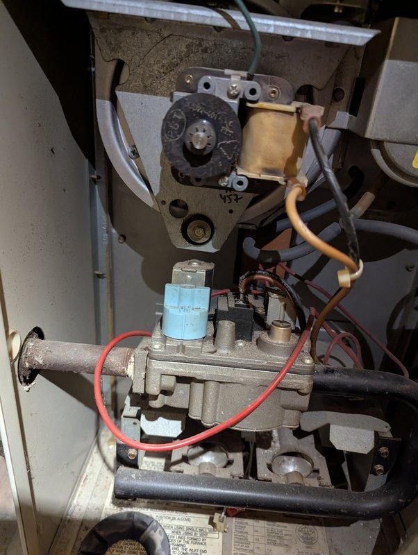 Performed comprehensive FSTU on 30-year-old Bryant furnace that was experiencing intermittent operation requiring manual resets. Inspection revealed corrosion in the heat exchanger and wear on the gas valve assembly. Cleaned components, checked electrical connections, and restored proper functionality to resolve the reset issue.