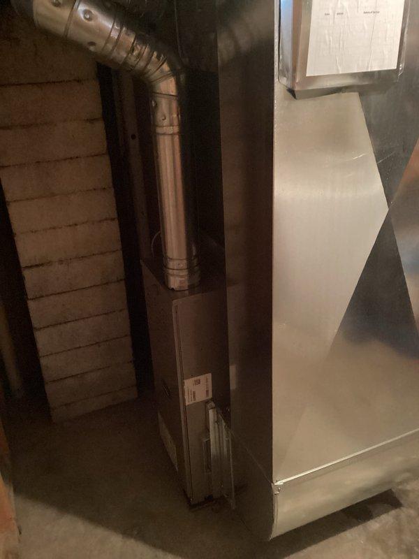 Successfully completed installation of new furnace system in residential mechanical room. Properly connected all ductwork including 90-degree metal elbows and ensured compatibility with existing water heater and PVC/copper piping infrastructure. System was tested and verified to be functioning according to manufacturer specifications.