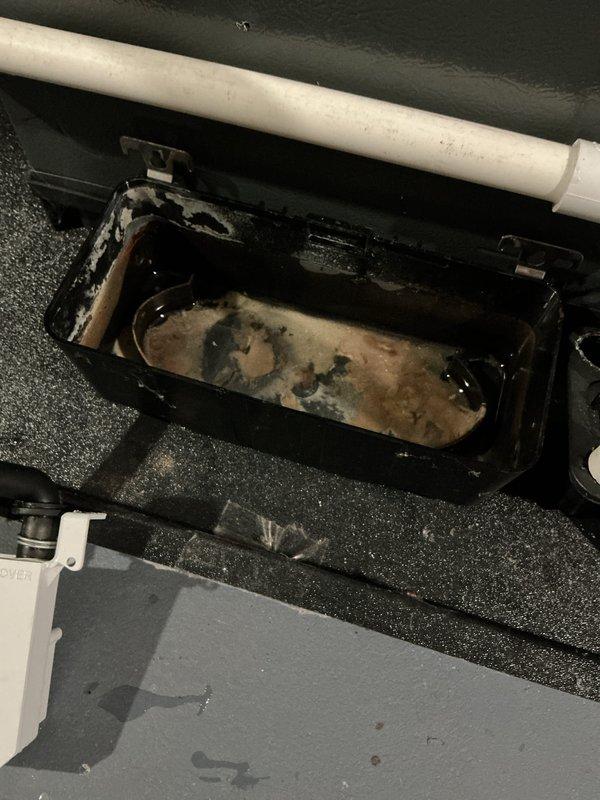 Performed annual maintenance on EnergiAir furnace (model WT 02-2034). Identified and cleaned stagnant water and debris accumulation in the condensate drain pan. Restored proper drainage function to prevent potential water damage and system inefficiency.