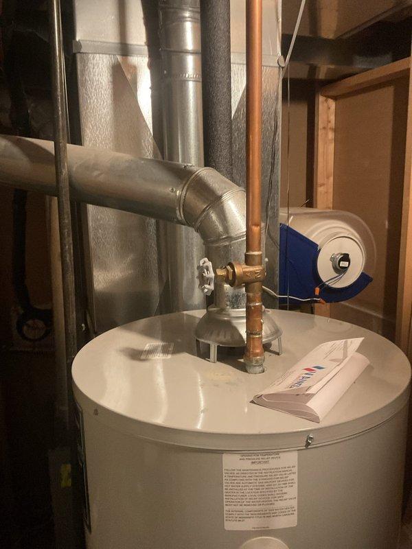 Responded to service call for Bradford White water heater (9+ years old) with recurring pilot light failure requiring daily relighting. Diagnosed thermocouple malfunction causing pilot light instability. Replaced thermocouple assembly and tested system through multiple ignition cycles to confirm proper operation and stable pilot flame.