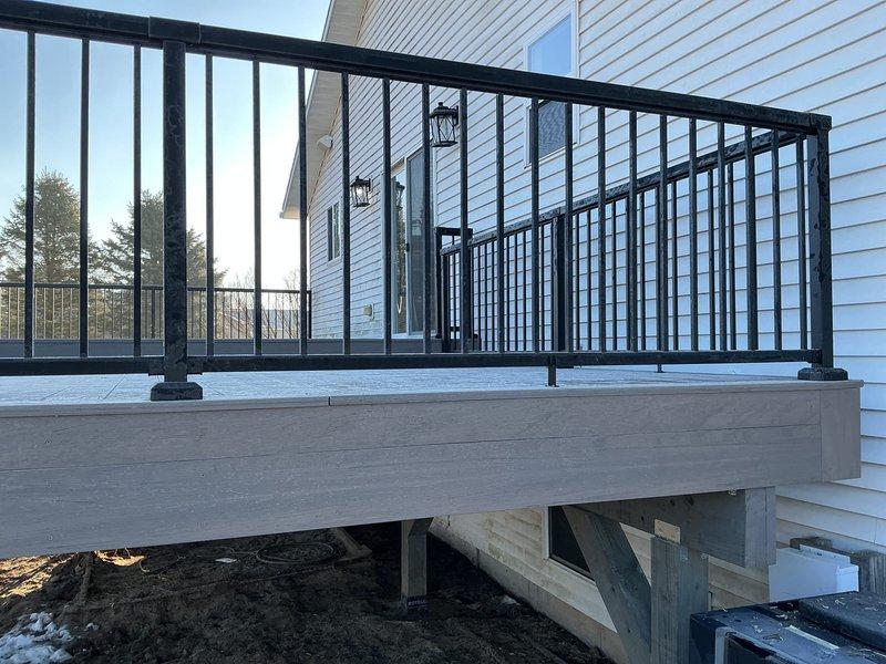 Conducted site assessment for installation of electrical service to accommodate a new Caldera Selena hot tub requiring 230V 50amp power supply. Inspected main electrical panel for available capacity and evaluated optimal route for new circuit installation from panel to proposed hot tub location on elevated deck.