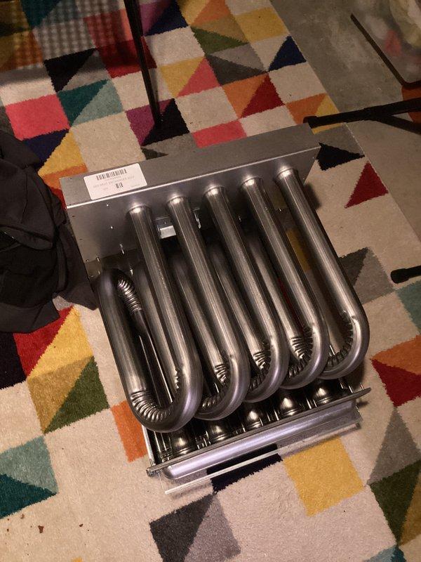 Completed annual maintenance on 9-year-old Goodman furnace and humidifier system. Removed and inspected heat exchanger, noting it was in good working condition with no signs of cracks or excessive corrosion. Replaced component and performed standard tune-up procedures to ensure optimal system performance for the heating season.