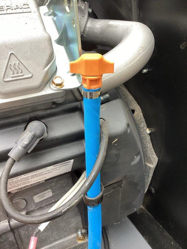 Performed comprehensive generator tune-up on 2-year-old Honeywell unit (warranty through 03-2029). Inspected refrigerant lines, service connections, and electrical components. Verified proper operation of valve controls and checked for signs of corrosion on metal housing. System is functioning normally with no leaks or abnormal wear detected.