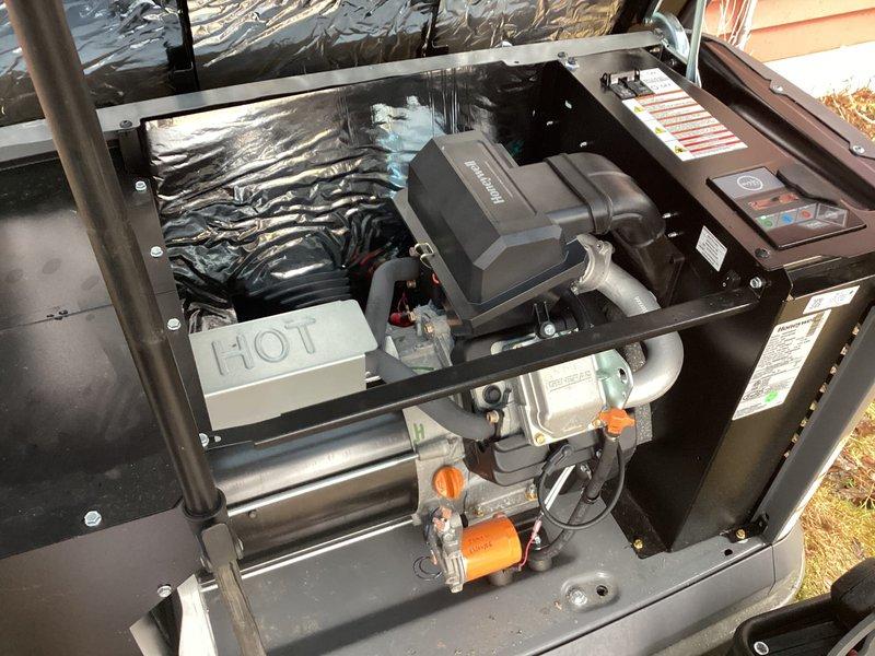 Performed scheduled tune-up service on a Honeywell WT 4-2032 generator with CWOW. Inspected internal components including engine block, control panel, and connection points, documenting all systems with photos. All mechanical elements including SUNBAC assembly and associated valves were confirmed to be in proper working condition with no visible deterioration.
