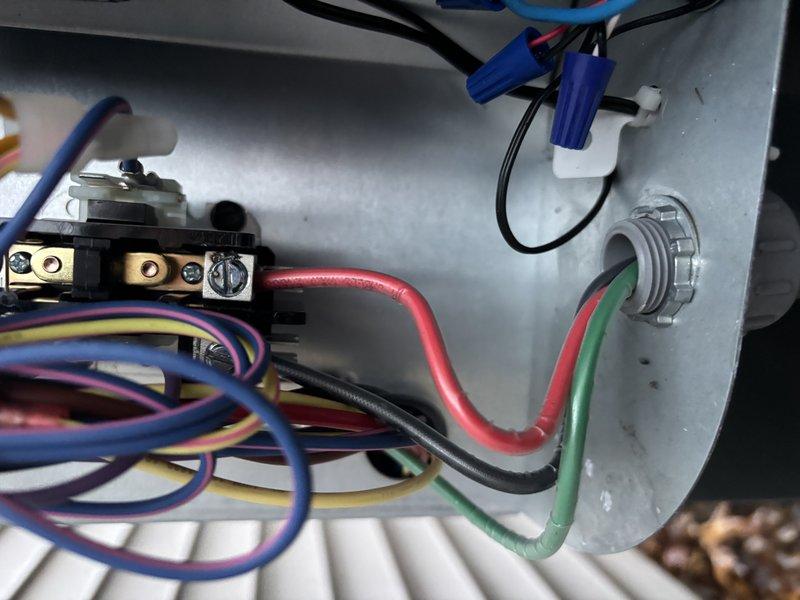 Responded to no-heat service call for 4-month-old EnergiAir WT 10-2035 system that was completely non-operational despite having power. Diagnosed loose wiring connections at the control board terminal block and repaired by securing all connections properly. System now functioning correctly with proper heating operation verified.