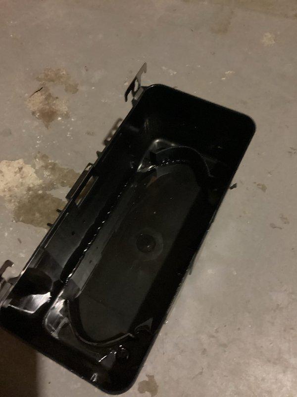 Performed annual maintenance on furnace and humidifier system. Removed and cleaned condensate collection tray that showed liquid accumulation. Replaced three circular metal components with perforated design that serve as essential mechanical parts within the system.