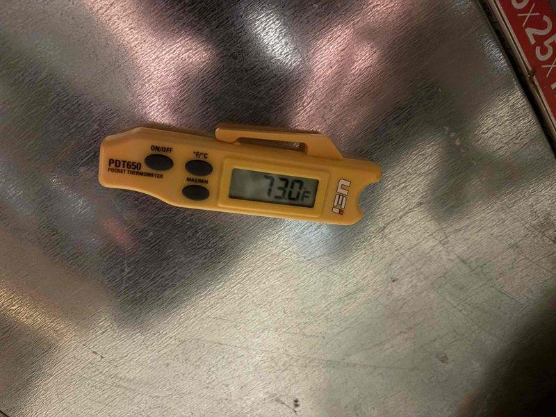 Completed quoted blower motor replacement in customer's HVAC system. Verified proper installation with temperature verification showing 73.0°F output. System now functioning correctly with appropriate airflow through the ductwork.