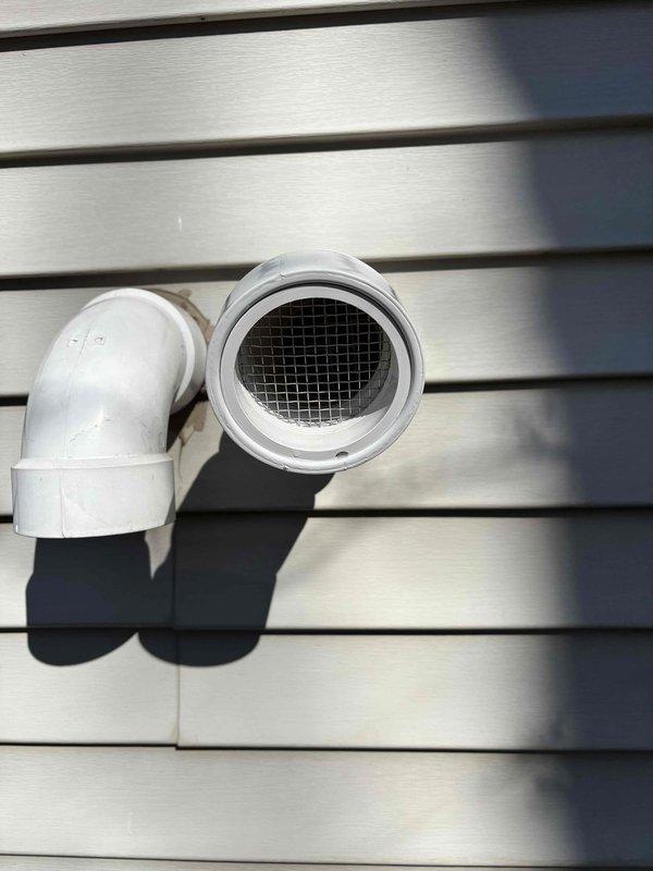 Performed annual furnace tune-up and maintenance on 9-year-old ENE unit with warranty through 4-2027. Inspected exterior PVC ventilation components, confirming proper installation and condition of protective mesh screens with no visible damage or deterioration. Serviced humidifier as part of club membership.