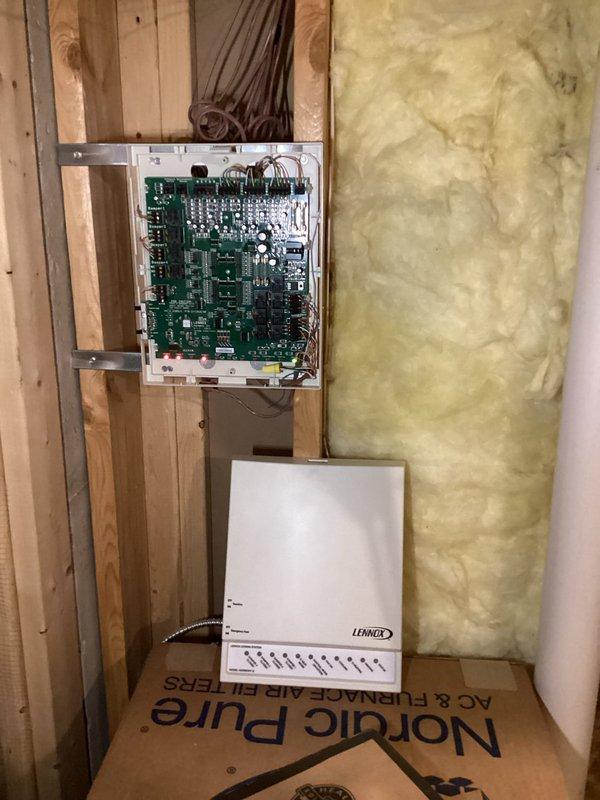 Performed diagnostic assessment on 10-year-old Lennox HVAC system after previous service provider failed to address basement heating issues. Inspected and adjusted zone dampers that were improperly positioned, preventing adequate airflow to basement. Verified proper operation of Honeywell zone control system and confirmed all zones now receiving appropriate heating distribution.