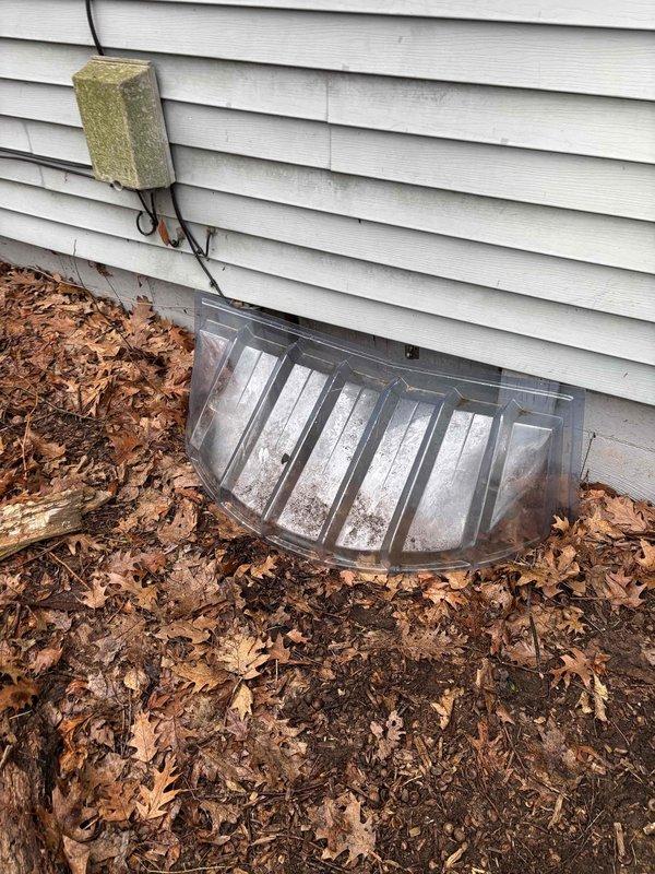 Performed complimentary tune-up on 7-year-old EcoAir furnace (2020 model). Identified rusting and corrosion at connection point indicating moisture issues, and noted exterior utility box showing weathering with green-yellow discoloration. System functioning but recommended monitoring the moisture-affected areas to prevent further deterioration.
