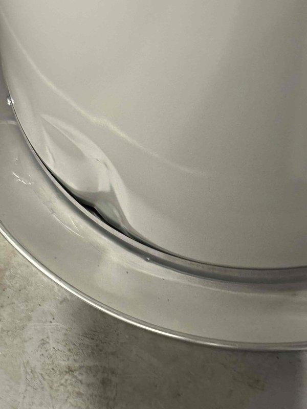 Completed installation of a new water heater, replacing damaged unit which had significant denting along the exterior casing. Properly secured new unit to existing plumbing connections and verified proper operation before completion.