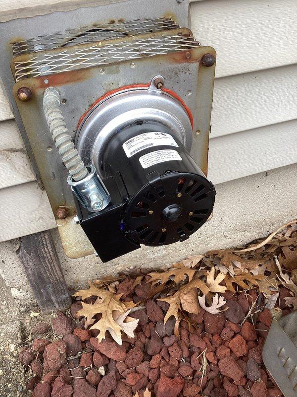 Successfully replaced blower motor on existing HVAC system, including reconnection of all electrical components and verification of proper circuit board connections. System is now functioning correctly with the new blower installed and all wiring properly secured.